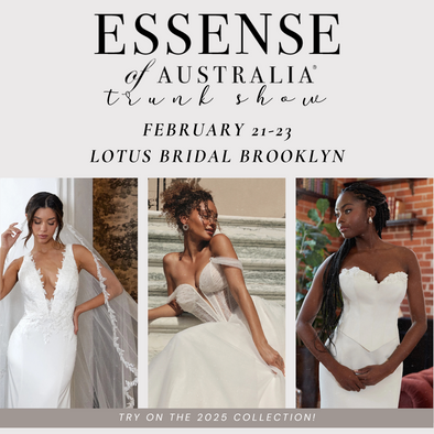 Timeless Beauty for Every Bride: Essense of Australia Trunk Show