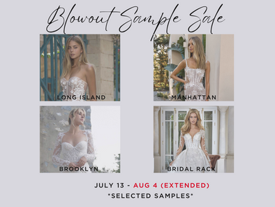 Lotus Bridal and Bridal Rack Blowout Sample Sale (July 13th - July 20th)